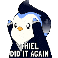 Did It Again Penguin Sticker by Pudgy Penguins