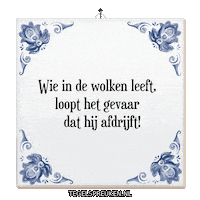 Reflectie Vrijheid Sticker by Tegelspreuken.nl