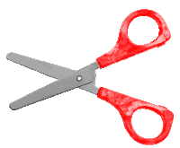 cutting cut it out STICKER