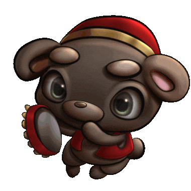 Sailormah bunny waving Eid teddybear Sticker