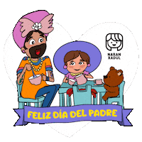 Papa Padre Sticker by Naran Xadul