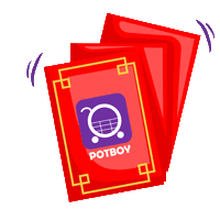 Angpao Sticker by Potboy Groceries