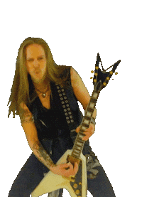 powerstatemusic rock guitar norman bites Sticker