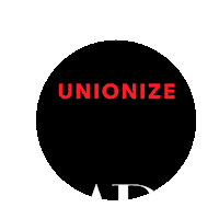 Unionize United Sticker by Condé Nast Union (The NewsGuild of New York)