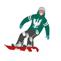 snowcard_tirol snow winter vacation ski Sticker