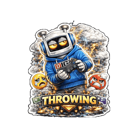 Throwing Epic Fail Sticker by Digi 995