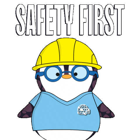 Penguin Stay Safe Sticker by Pudgy Penguins