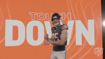 Baseball Touchdown GIF by Chicago Bears