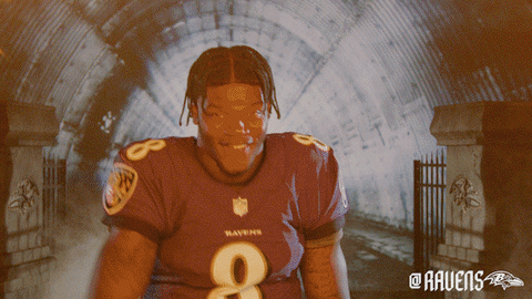 Lamar Jackson Football GIF by Baltimore Ravens