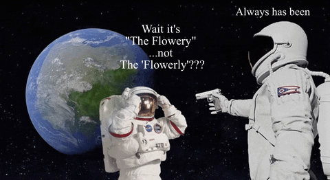 Space Moon GIF by The Flowery