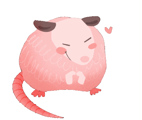 Trash Cute Animal Sticker