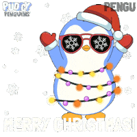 Merry Christmas Sticker by Pudgy Penguins