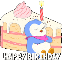 Happy Birthday Sticker by Pudgy Penguins