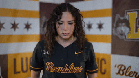 Loyola Softball GIF by LoyolaRamblers