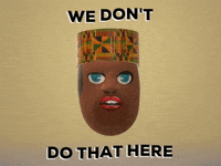 We Dont Do That Here Black Panther GIF