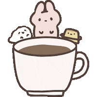 Coffee Rabbit Sticker