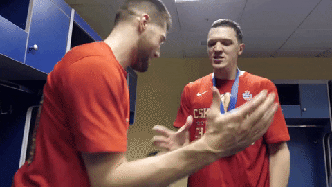 bro hug GIF by CSKA Moscow