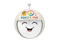 Happy Peace Love Sticker by Royalriver
