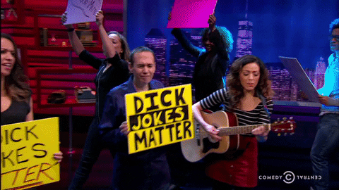 larry wilmore dick jokes matter GIF by The Nightly Show