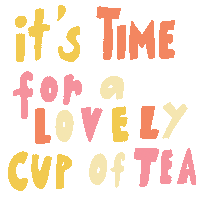 Tea Time Sticker
