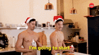 Male Models Decorate Their Ideal (Gingerbread) Men