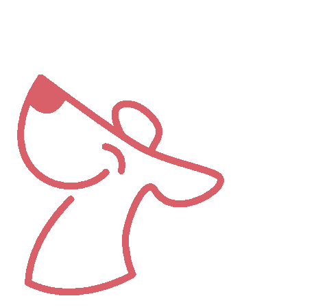 Dog Line Sticker by VOFFii