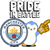 Manchester City Football Sticker by Pudgy Penguins