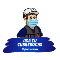 Plomerama covid covid19 proteccion plomeria Sticker