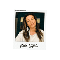 Kate Vitela Sticker by The Sober Curator
