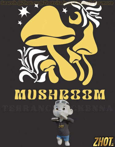 Mushroom Grow GIF by Zhot