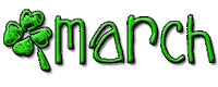 March Sticker