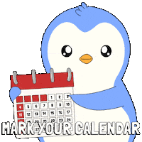 Booking See You Sticker by Pudgy Penguins