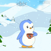 Nervous Its Fine GIF by Pudgy Penguins
