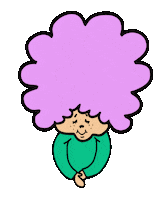 Afro おねがい Sticker