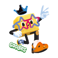 Peace Character Sticker by Goodies Kids Snacks
