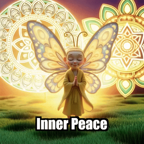 Inner Peace Wisdom GIF by BuddhaFlyJourney