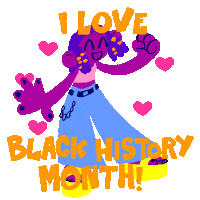 Black History Month Nicky Rojo Sticker by GIPHY Studios 2021