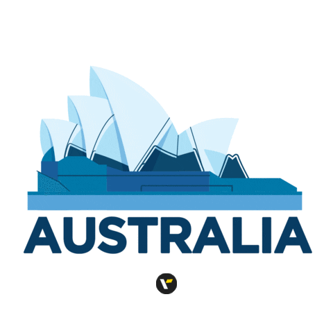 Opera House Australia Sticker by Veena World