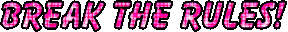 Break The Rules Sticker by Database數據