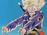 dragon ball z trunks GIF