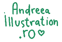 Andreeaillustration Andrea Ilustration Dot Ro Sticker