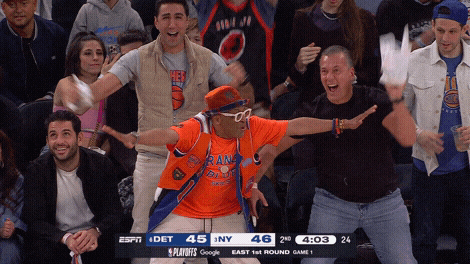 Nba Celeb Row GIF by NBA