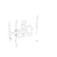 Bonjour Hello Sticker