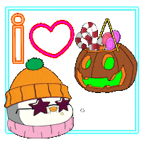 Trick Or Treat Halloween Sticker by Pudgy Penguins