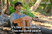 Peace Shut Up GIF by Australian Survivor