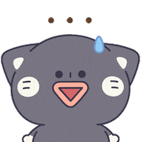 Lookiivn love cat cartoon hello Sticker