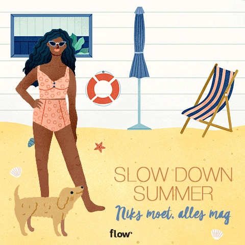 summer vakantie GIF by Flow Magazine