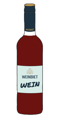 Rotwein Sticker by Weinbiet Manufaktur eG