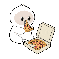 Cheese Pizza Sticker by okdstudio