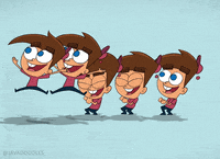jumping fairly odd parents GIF by Java Doodles
